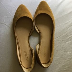Nine West Spruce Flats Golden Suede 7.5